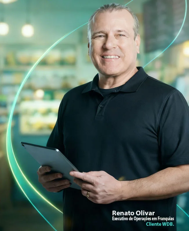 Renato Olivar, Executivo de Operações em Franquias, cliente da Web Design Brasil